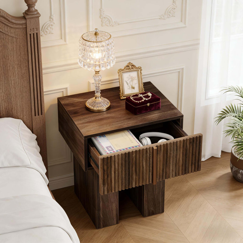 Table de chevet, table de chevet avec rangement