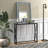 Arlo Unfinished Glass Top Console Table-1622280621-1622280610