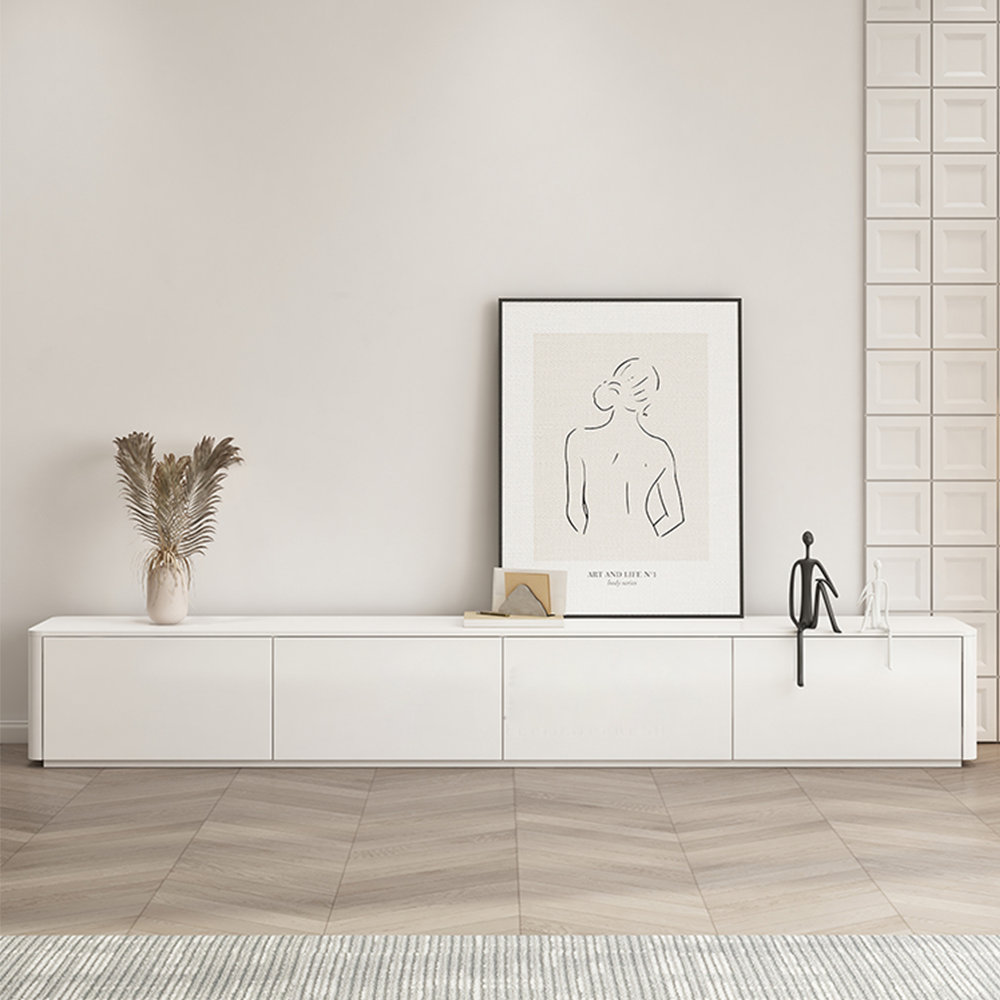 Aurora Craft Solid Wood TV Stand Coffee Table With Hidden Drawe Solid