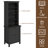 71'' Tall Standard Bookcase With 2 Drawers-1090475632