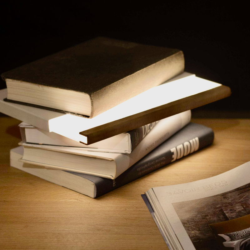 Night Book LED Table Lamp, White