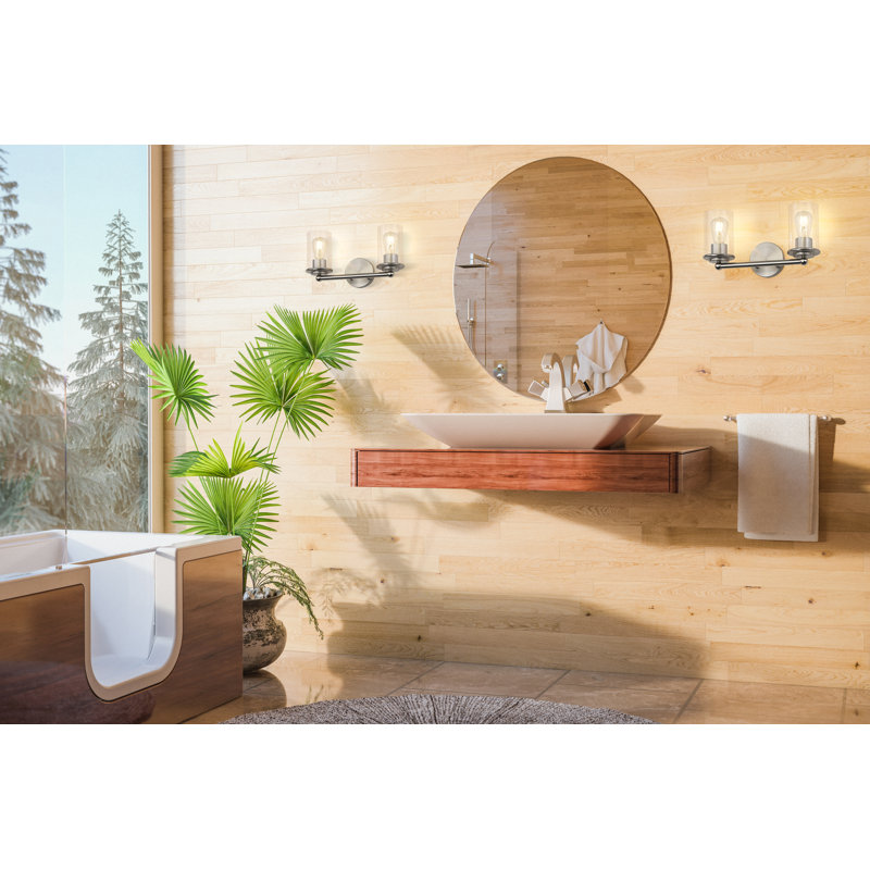 Procopio 2 - Light Dimmable Vanity Light, Brushed Nickel