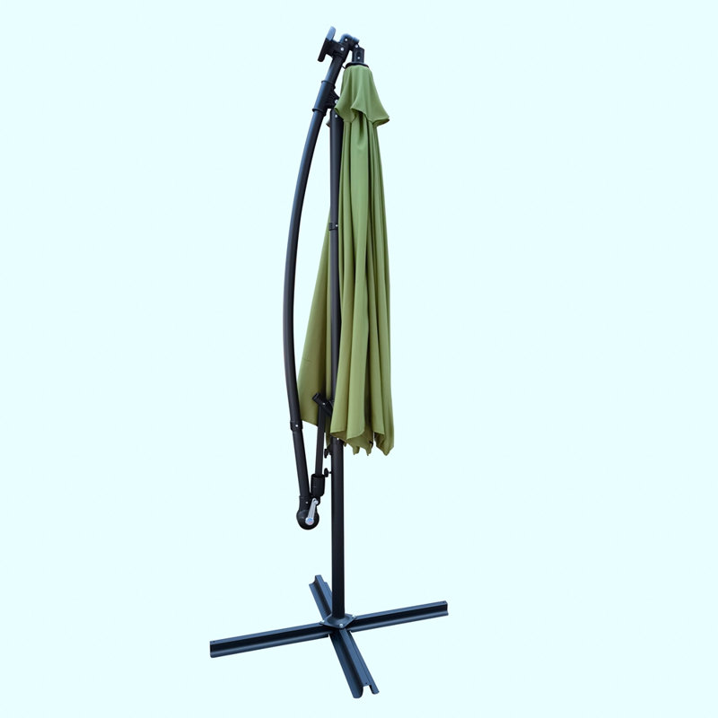 Parasol en porte-à-faux 10 pi Sylvie, Vert