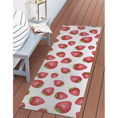 Tapis d'extérieur Summer Strawberries