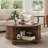 31.5" Round Coffee Table with Storage-1710853469