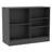 48”w * 20”d * 38”h - Slatwall Front Black Cash Wrap Wood Retail Counter Checkout