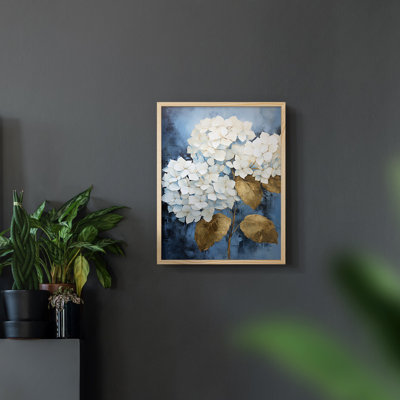 FLORAL Series CXII - reproduction encadrée de qualité supérieure - prête à être accrochée - aucun clou requis