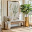 Earthy Greens in Bloom III, reproduction sur toile dans un cadre-392476419-392476667