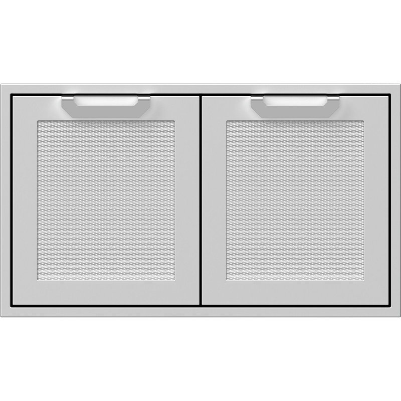 36" Double Access Door Recessed Marquise Accented Panels