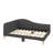 A Luxurious Upholstered Daybed With A Stylish Headboard And Comfortable Armrests-884209153