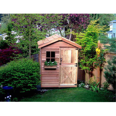 Gardener Western Red Cedar Wood Traditional Storage Shed