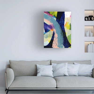 Jessalin Beutler Cheerful Lines Canvas Art