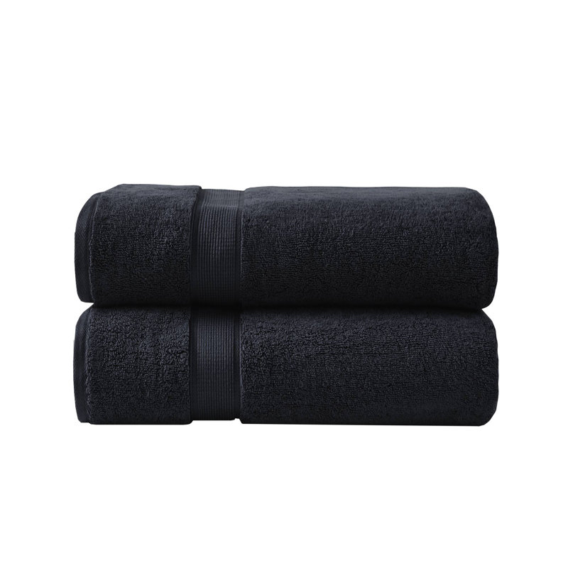 Ultra-Soft 100% Cotton Absorbent Towel Set 34X68" – 2PK
