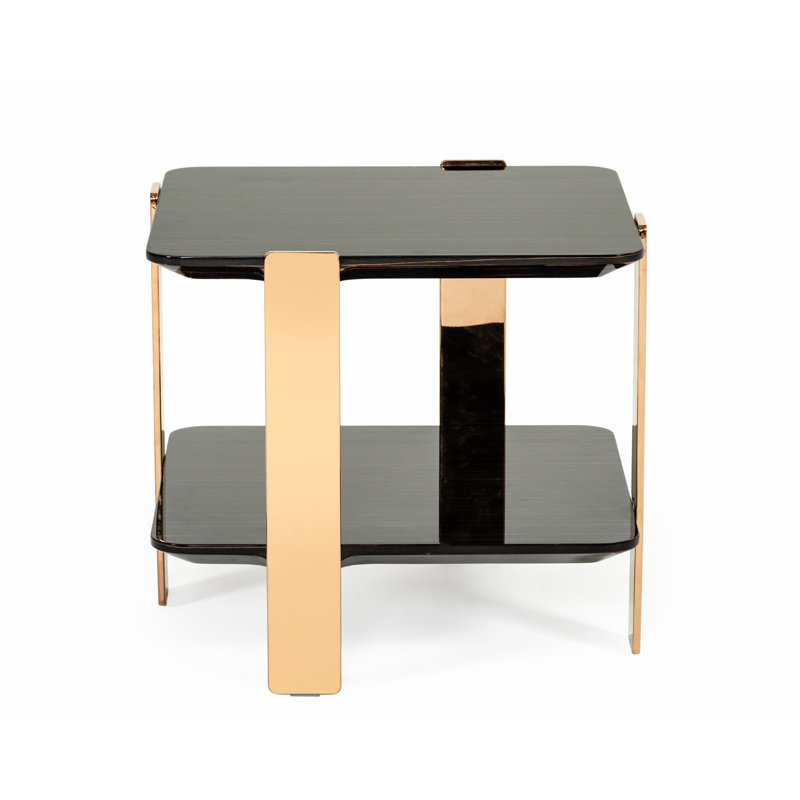 Glass Top End Table