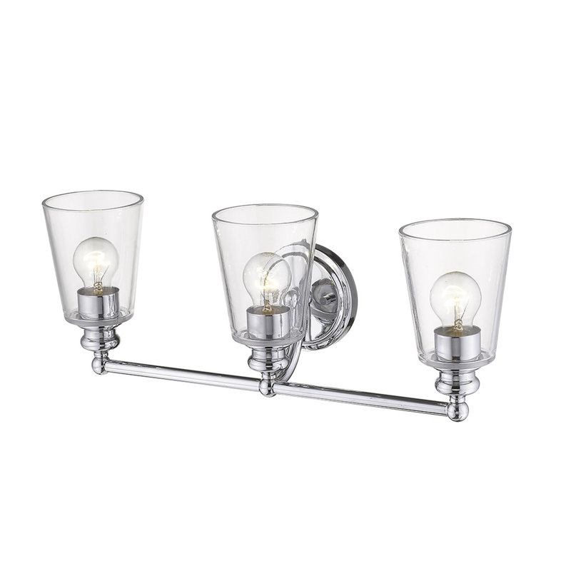Éclairage pour meuble-lavabo 3 lumières Hogue, Chrome
