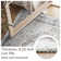 Tapis d'intérieur lavable Dashaya Chenille Mashine 