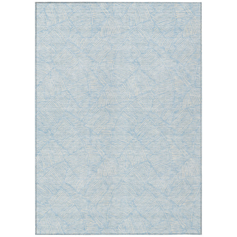 Colwart Flatweave Floral Indoor / Outdoor Rug, Rectangle 3' x 5'