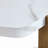 31-inch hexagonal coffee table with white surface