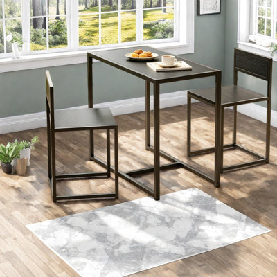 Dining Table Sets(Must include both Table and Chair), MDF Steel Modern Kitchen