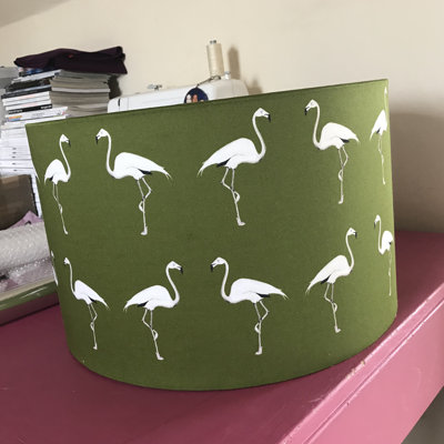 25 cm H Drum Cotton Lamp Shade ( Uno )