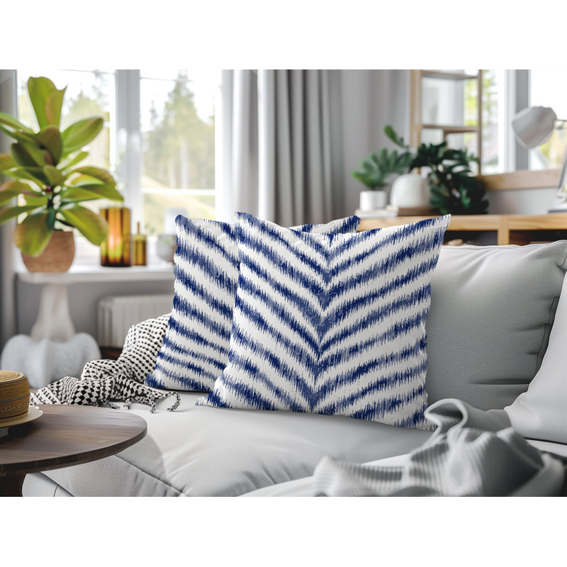 Coussin intérieur / extérieur Scaro, 20x20, Bleu