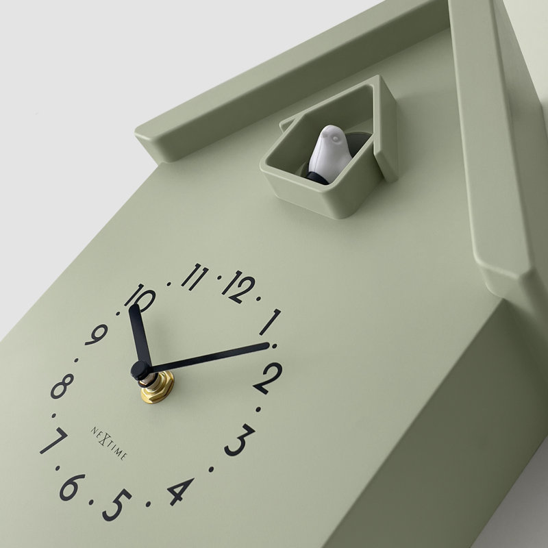Horloge murale coucou avec tweeter, Vert