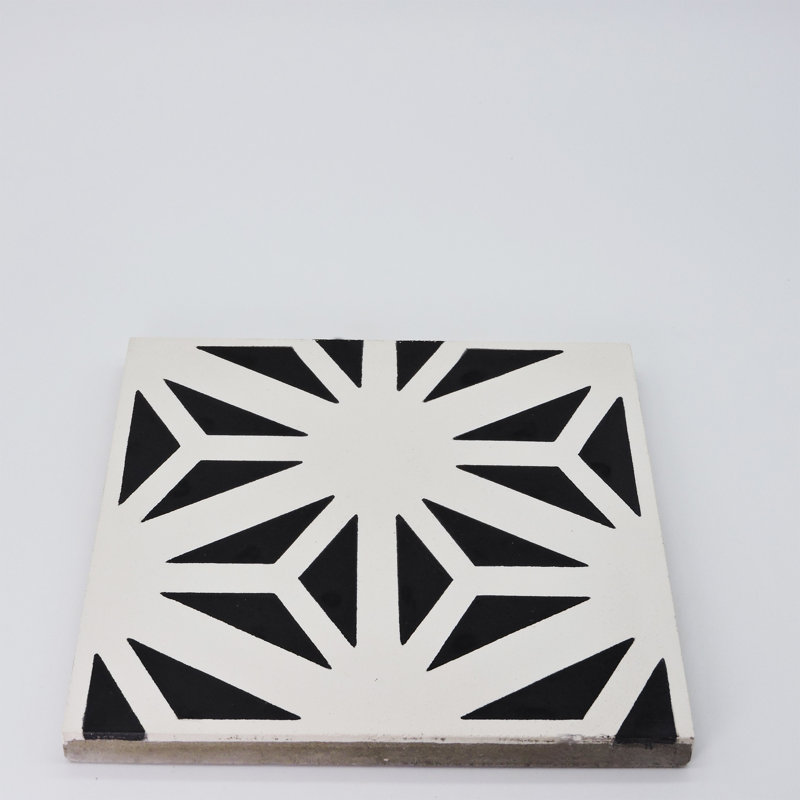 Azemour 8" x 8" Cement Patterned Wall & Floor Tile