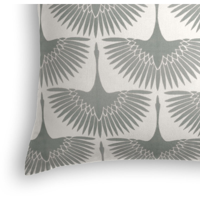 Wing It Square Pillow Cover & Insert, 22" x 22", Lunar