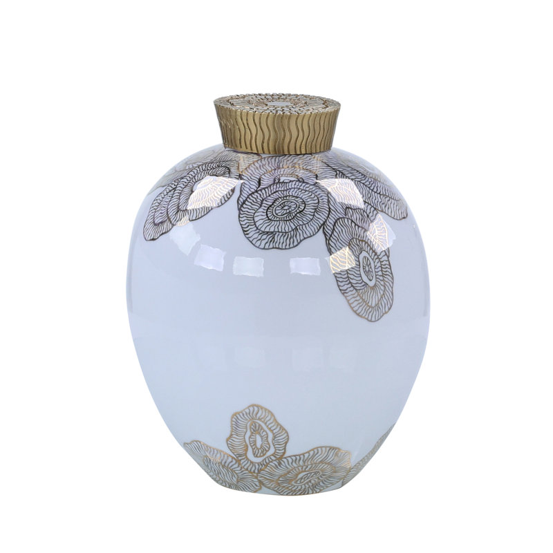 Petit vase Mithran, H 9 po x l 9 po x P 6 po