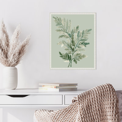 " Tonal Green Ferns I " by Elizabeth Medley