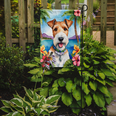 Drapeau de jardin en polyester double face H 15,5 po x l 11,25 po