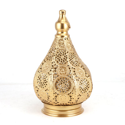 29.5Cm Moroccan Style Battery Powered Lamp