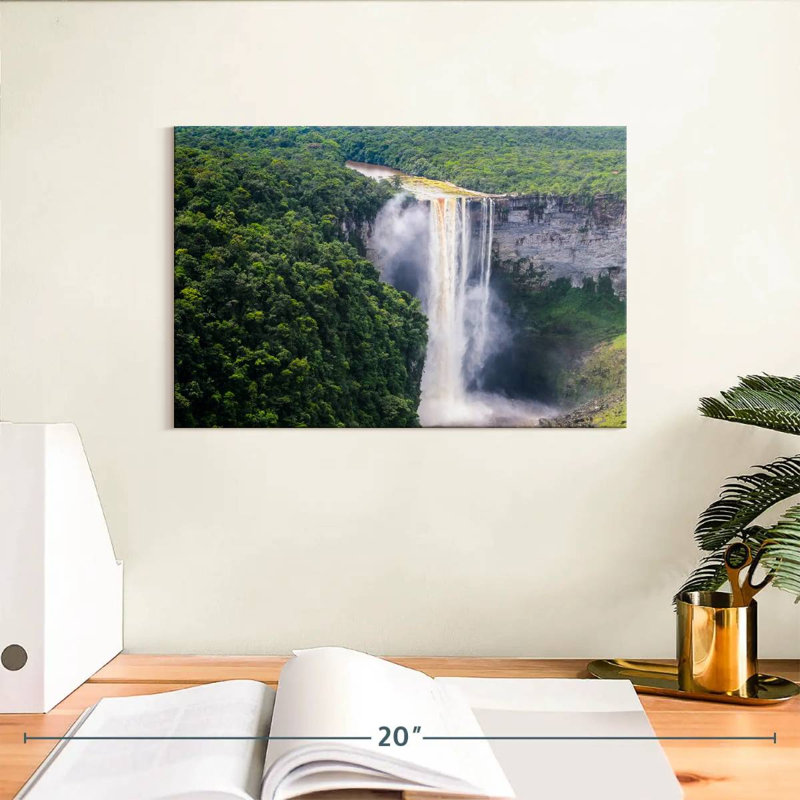 Alvord Kaieteur Falls, H 8 po x l 12 po