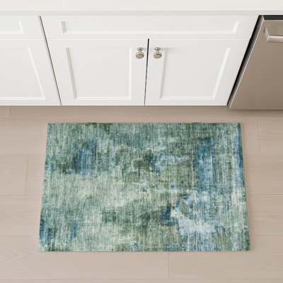 Machine Washable Indoor/Outdoor Efimenko ACN2300 Abstract Rug