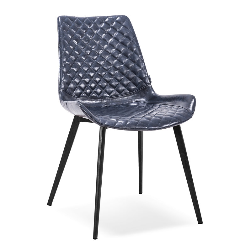 Chaise Albieri, Bleu marine / Noir
