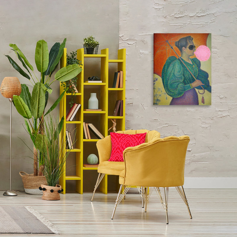 Art impressionniste sur toile, "Gomme à bulles" par Daphne Polselli bp-899_CN, H 30 po x l 24 po
