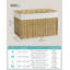 Metal Laundry Hamper with Handles-1431571739