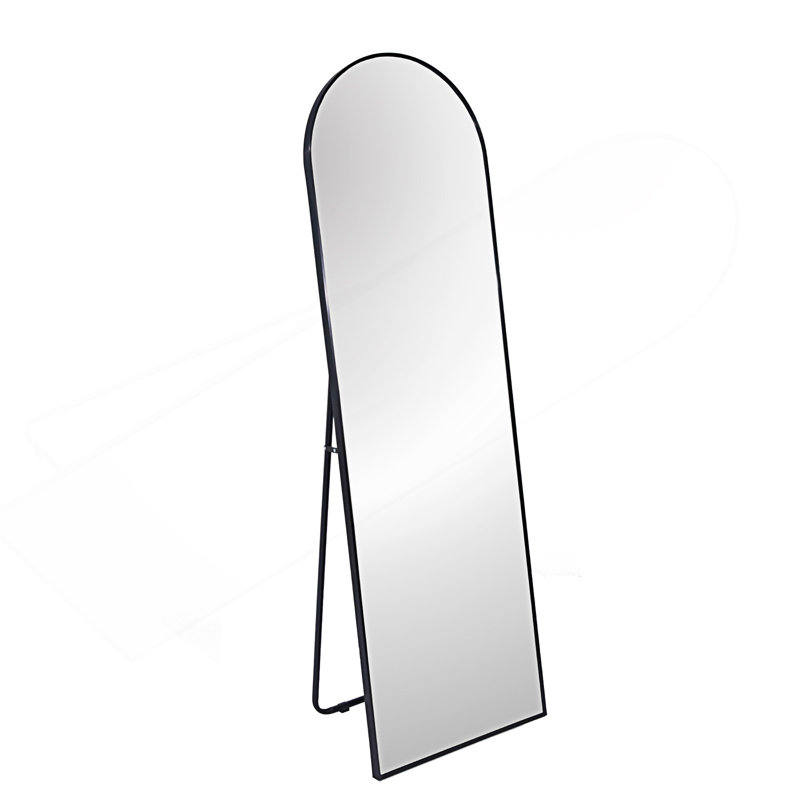 Miroir pleine grandeur 71 pouces, 71,05 po x 27,55 po, Noir