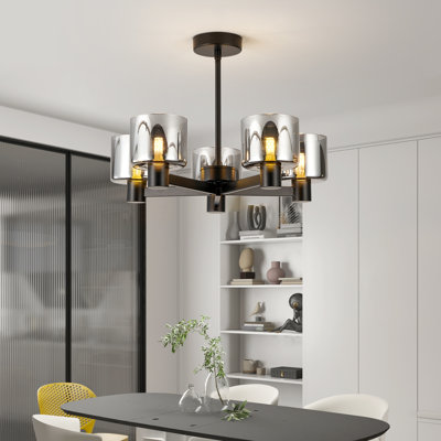 Glass Semi Flush Mount