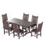 Ensemble de salle à manger rectangulaire pour 6 personnes 71 po Laguna-83880256