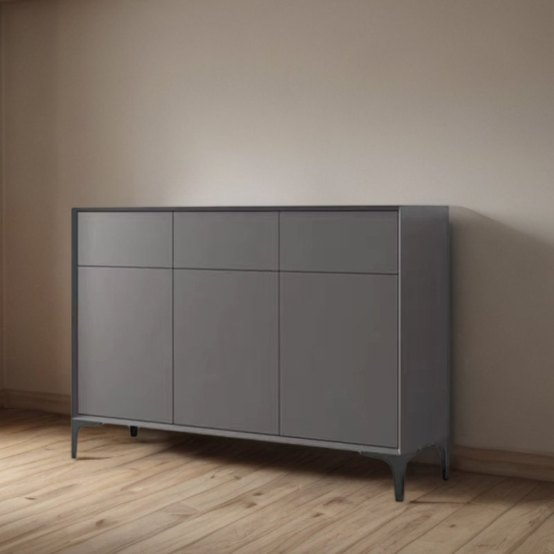 28 Pair Shoe Storage Cabinet, Dark Gray