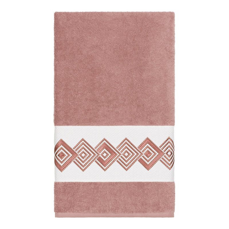 Noah Turkish Cotton Midweight Bath Towel, Tea Rose