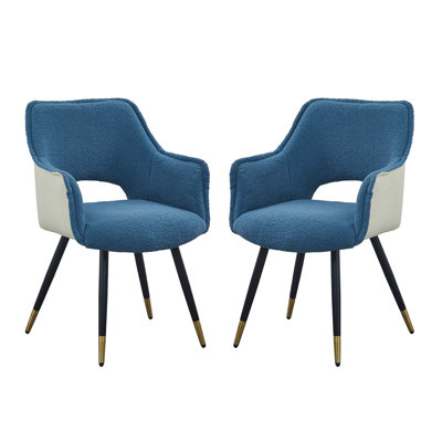 2pc Set Mid-century Modern Dining Chairs