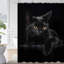 Rideau de douche avec 12 crochets Black Cat-237214146