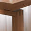 Bureau rectangulaire brun en bois massif-108430701