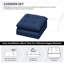 Ensemble de coussins de siège en oléfine de 6 po avec housse résistante à l'eau et aux rayons UV Adwin-1094701258-1094701265