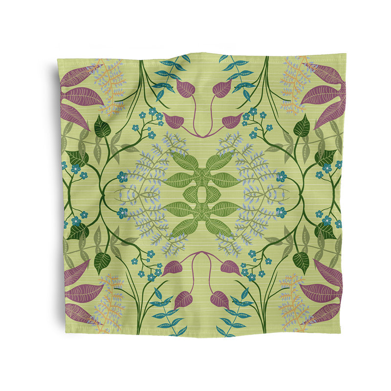 Cieana Botanical Napkins, Green
