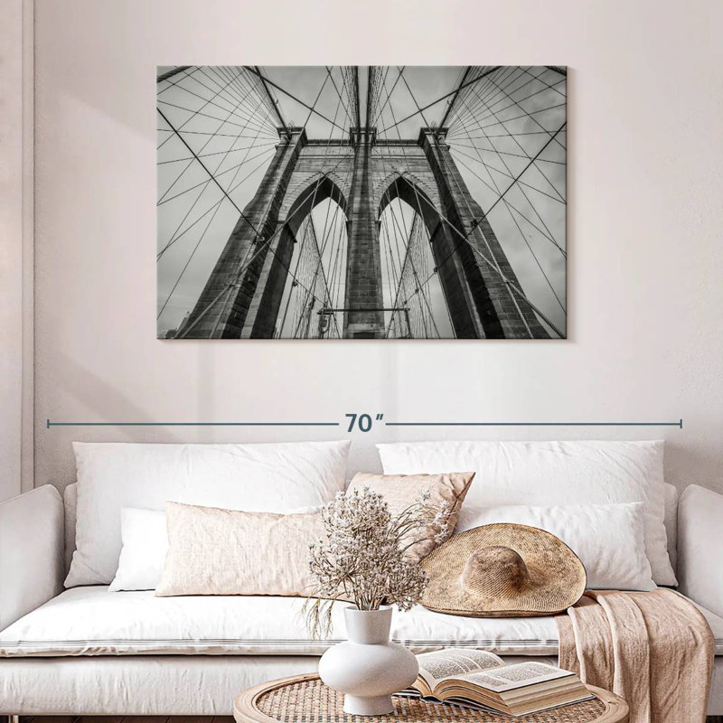BW Brooklyn Bridge, New York, H 30 po x l 45 po