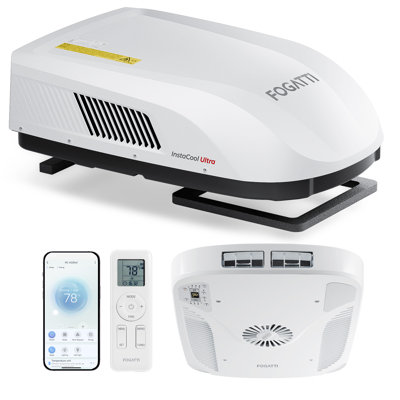 Fogatti Instacool Ultra Air Conditioner 16,000 Btu Cooling, 12,500 Btu Heating, With Wifi And Remote