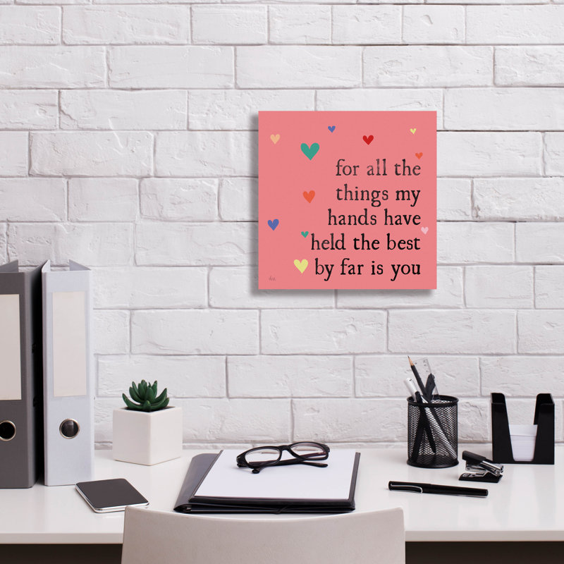 «Simple Romance 2 Colorful» par Laura Marshall, art mural sur toile
